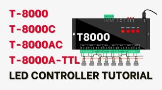 آموزش کنترلر T-8000|T-8000C | T-8000AC | T-8000A-TTL