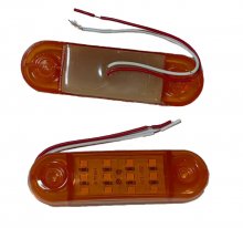 چراغ خطر خودرو نارنجی 8 سانتیمتر